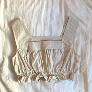 Urban Outfitters Cropped Ruffle Top